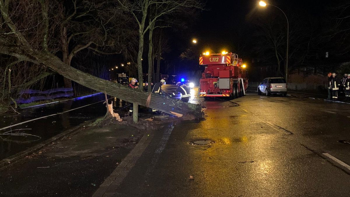 Bouře Sabine si v Německu vyžádala nejméně pět raněných